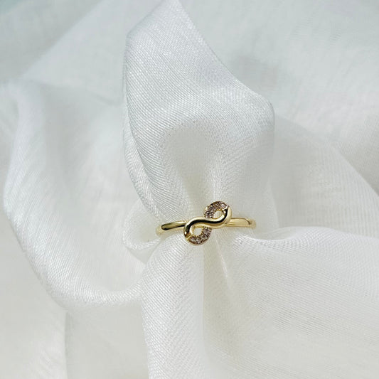 Gold Infinity Ring